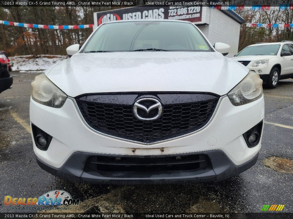 2013 Mazda CX-5 Grand Touring AWD Crystal White Pearl Mica / Black Photo #2