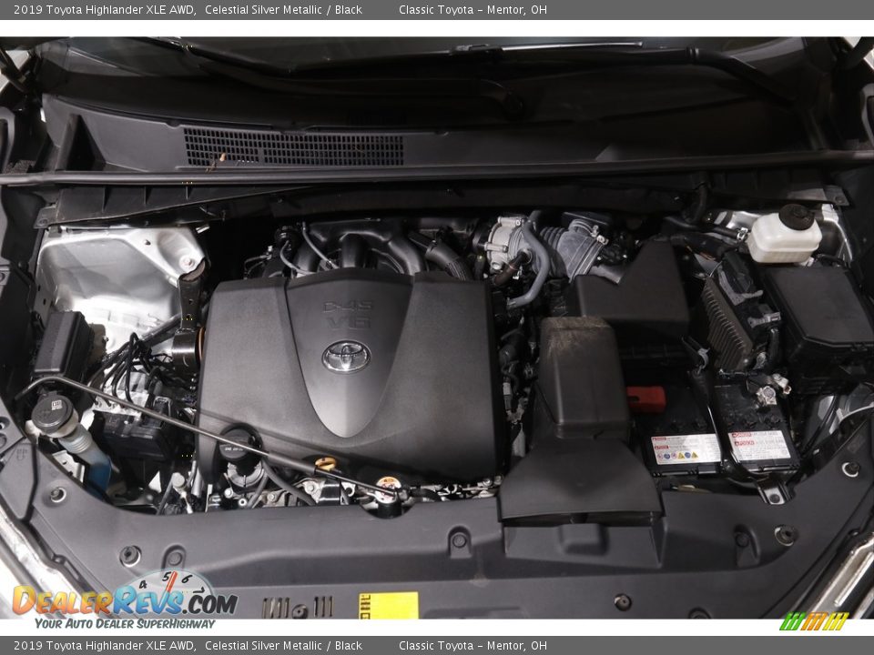 2019 Toyota Highlander XLE AWD Celestial Silver Metallic / Black Photo #21