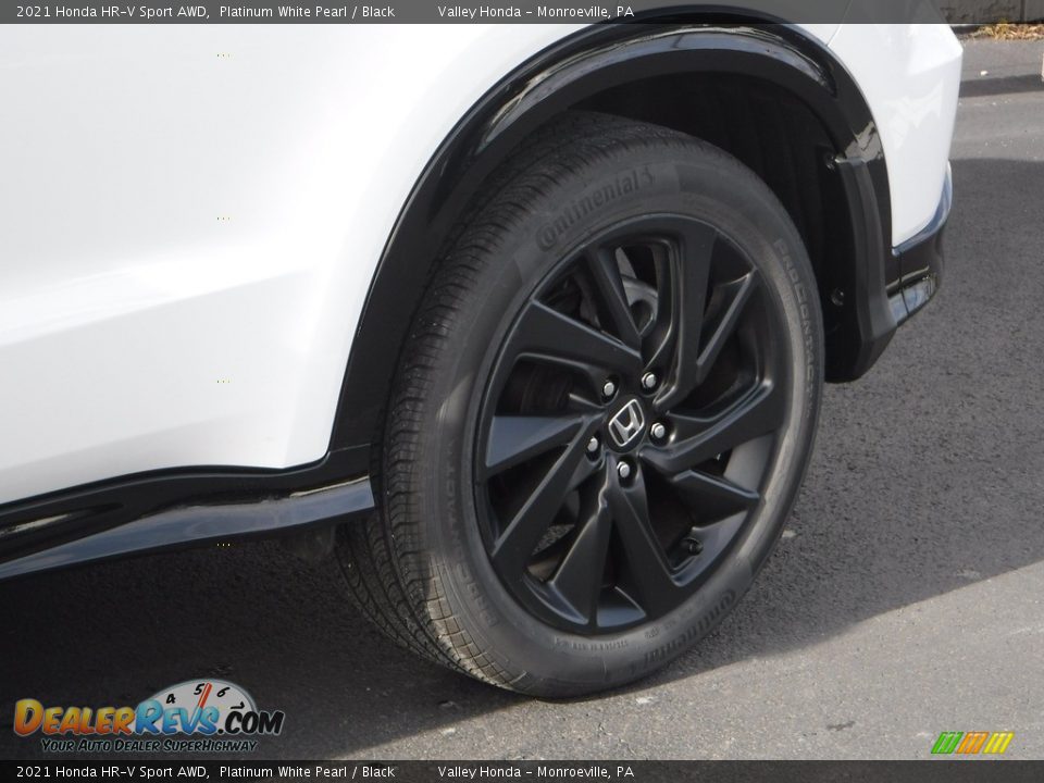 2021 Honda HR-V Sport AWD Platinum White Pearl / Black Photo #3