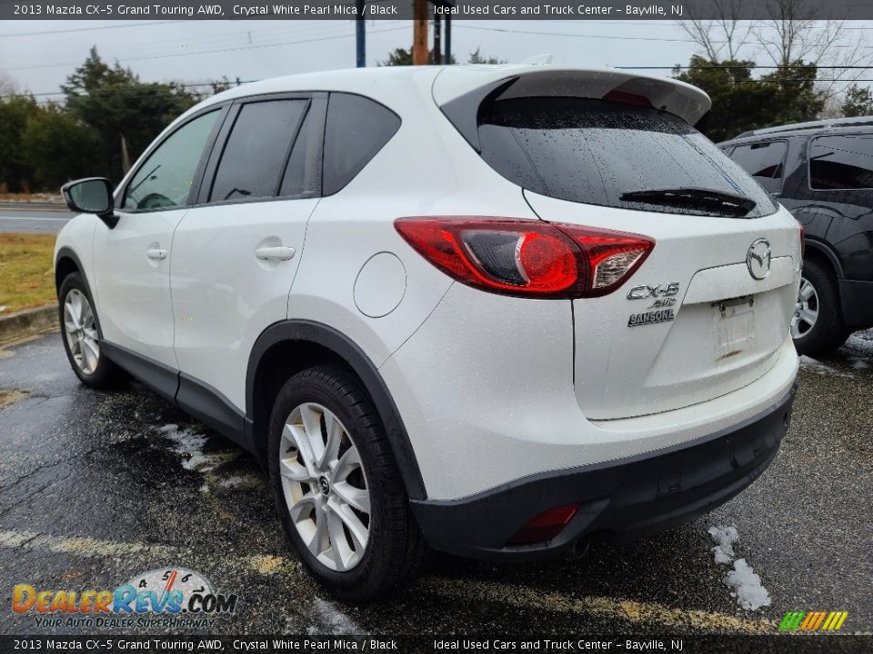 2013 Mazda CX-5 Grand Touring AWD Crystal White Pearl Mica / Black Photo #3