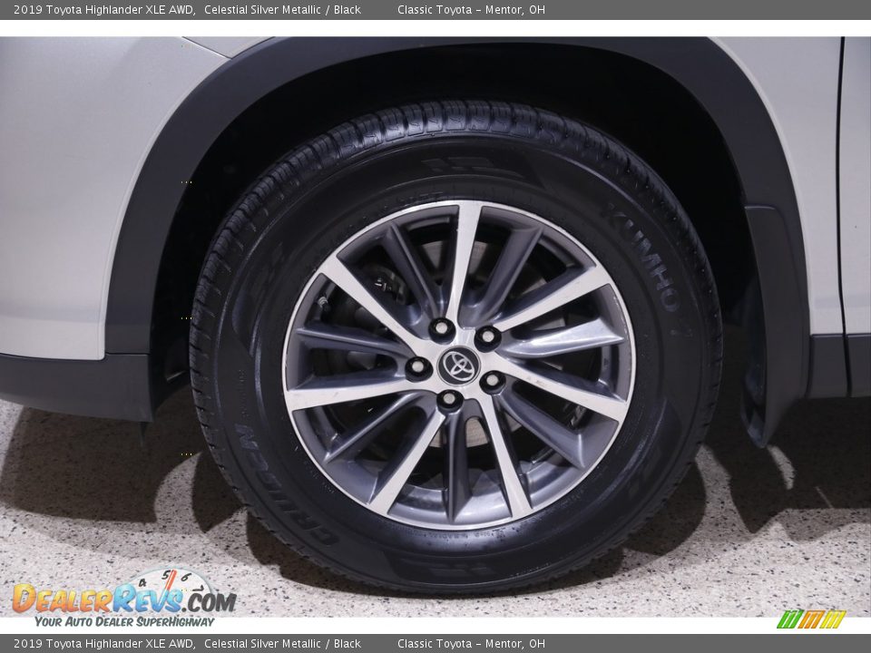 2019 Toyota Highlander XLE AWD Celestial Silver Metallic / Black Photo #22