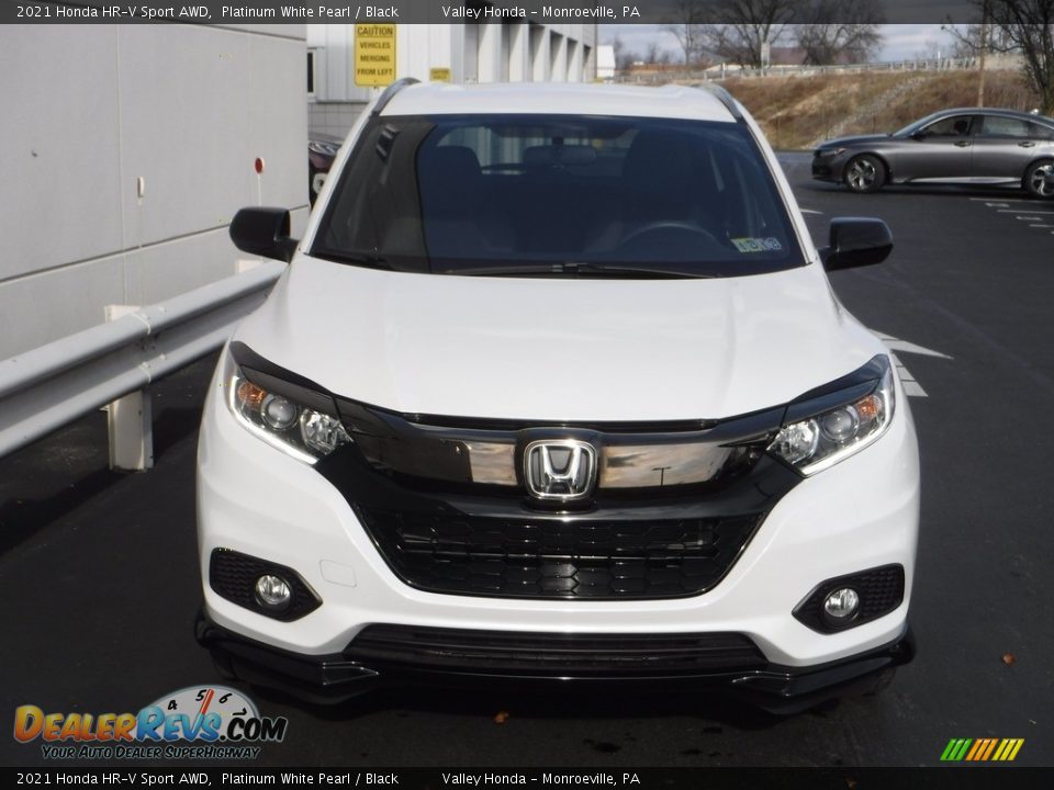 2021 Honda HR-V Sport AWD Platinum White Pearl / Black Photo #4