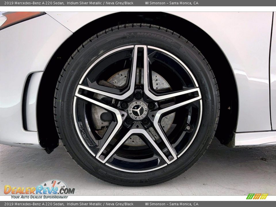 2019 Mercedes-Benz A 220 Sedan Iridium Silver Metallic / Neva Grey/Black Photo #8