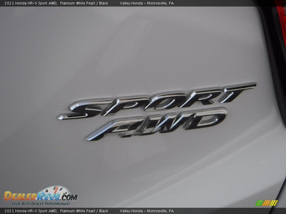 2021 Honda HR-V Sport AWD Platinum White Pearl / Black Photo #7