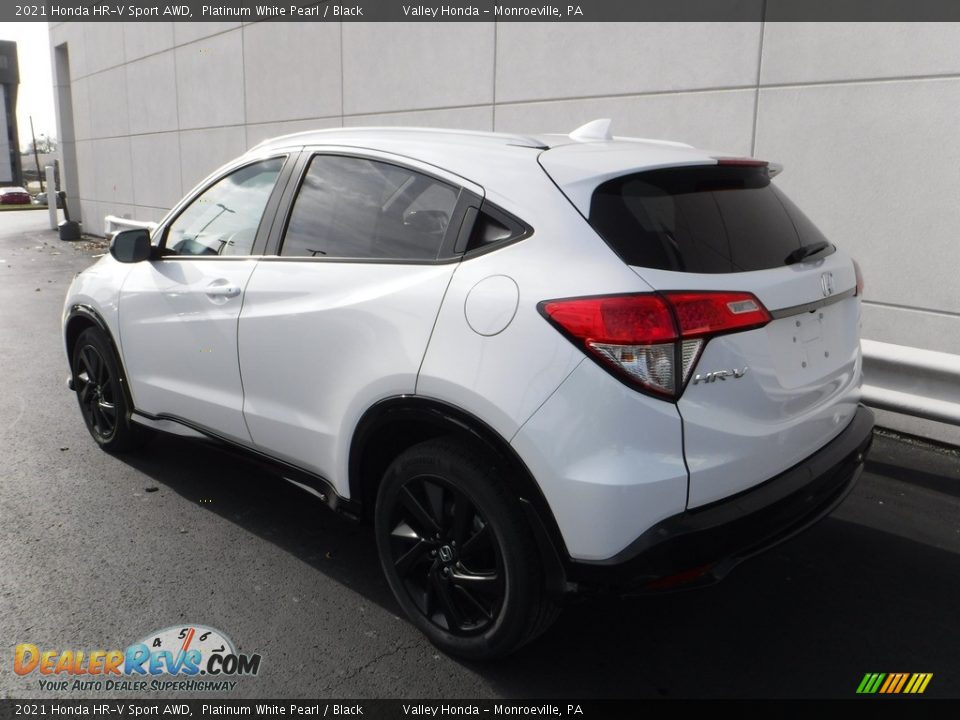2021 Honda HR-V Sport AWD Platinum White Pearl / Black Photo #8
