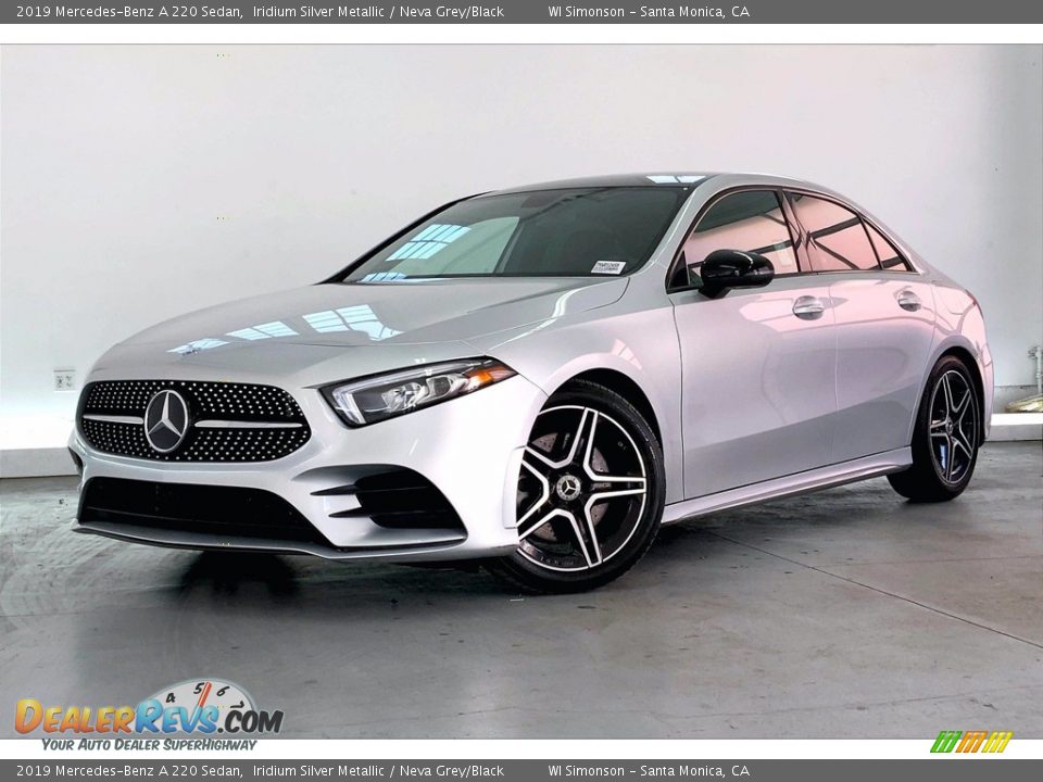 2019 Mercedes-Benz A 220 Sedan Iridium Silver Metallic / Neva Grey/Black Photo #12