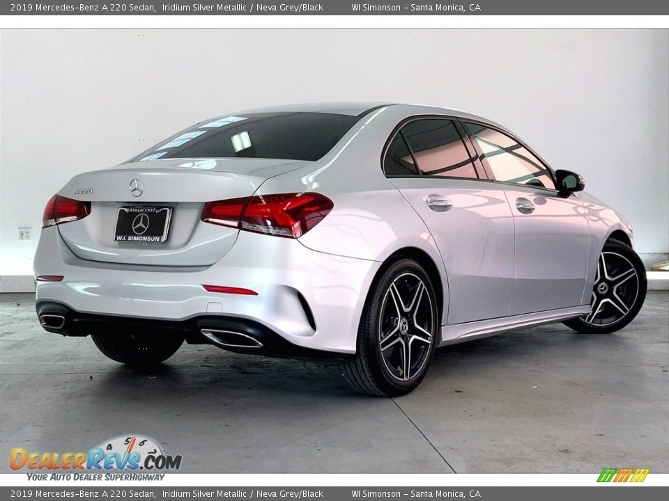 2019 Mercedes-Benz A 220 Sedan Iridium Silver Metallic / Neva Grey/Black Photo #13