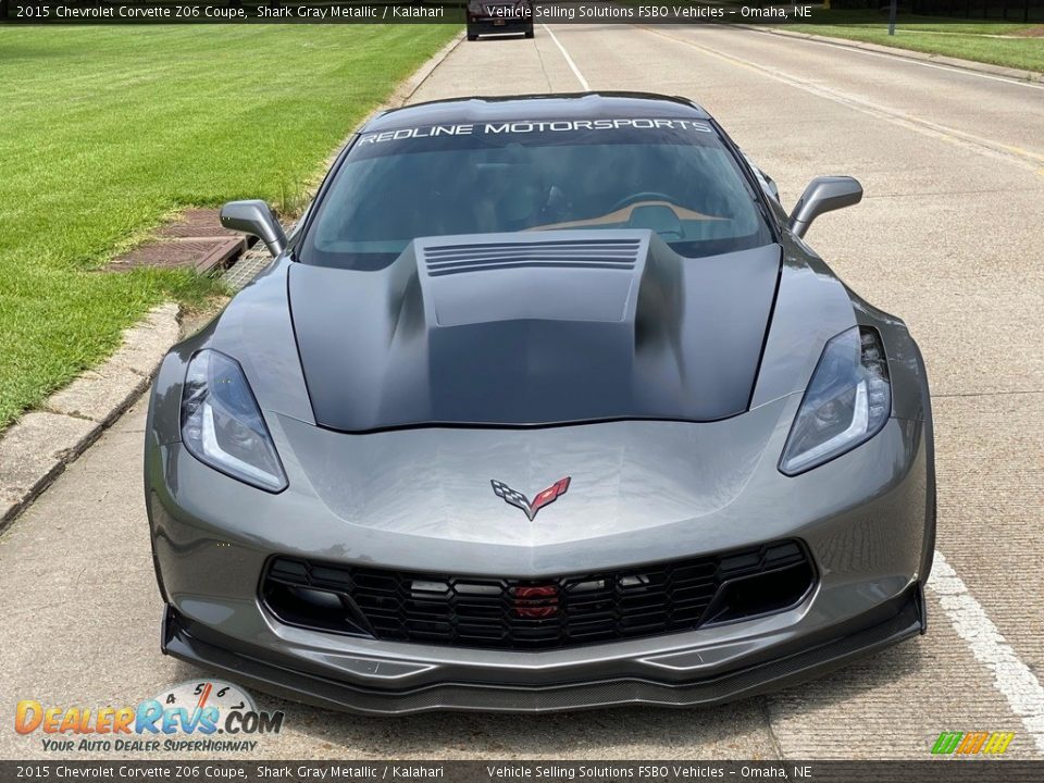2015 Chevrolet Corvette Z06 Coupe Shark Gray Metallic / Kalahari Photo #6