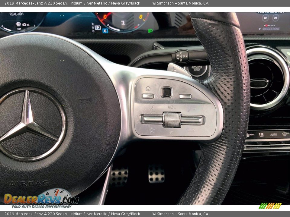 2019 Mercedes-Benz A 220 Sedan Iridium Silver Metallic / Neva Grey/Black Photo #22