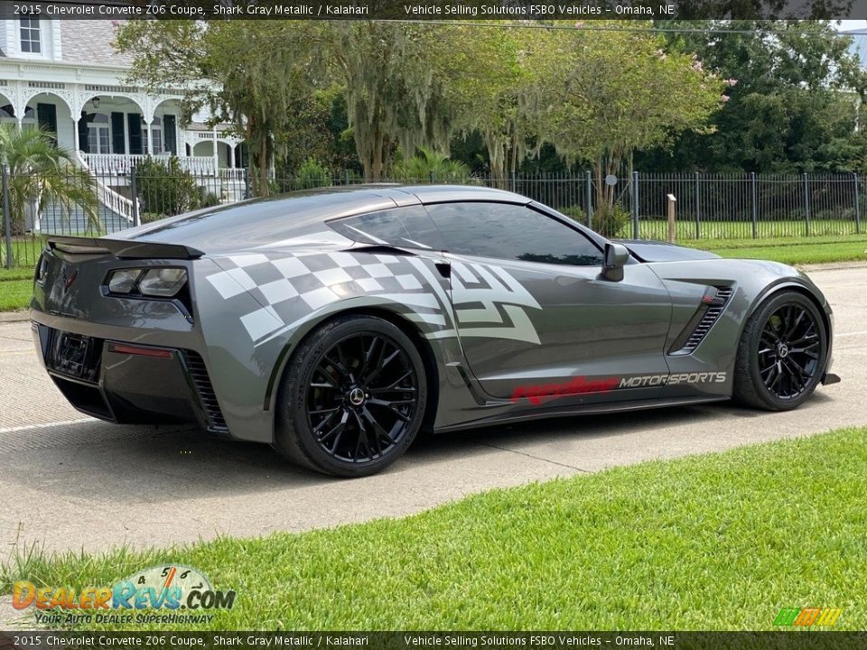 2015 Chevrolet Corvette Z06 Coupe Shark Gray Metallic / Kalahari Photo #9