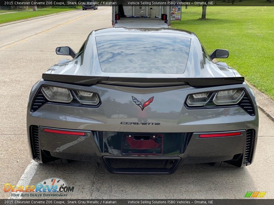 2015 Chevrolet Corvette Z06 Coupe Shark Gray Metallic / Kalahari Photo #10