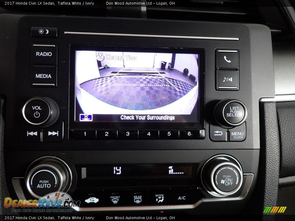 2017 Honda Civic LX Sedan Taffeta White / Ivory Photo #2