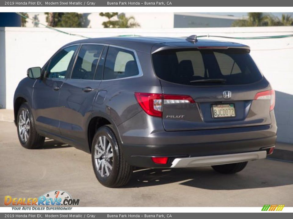 2019 Honda Pilot EX Modern Steel Metallic / Gray Photo #2