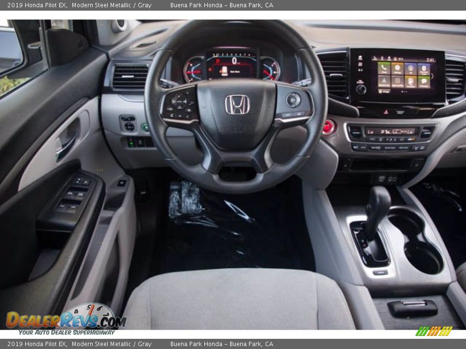 2019 Honda Pilot EX Modern Steel Metallic / Gray Photo #5