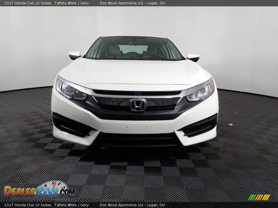 2017 Honda Civic LX Sedan Taffeta White / Ivory Photo #5