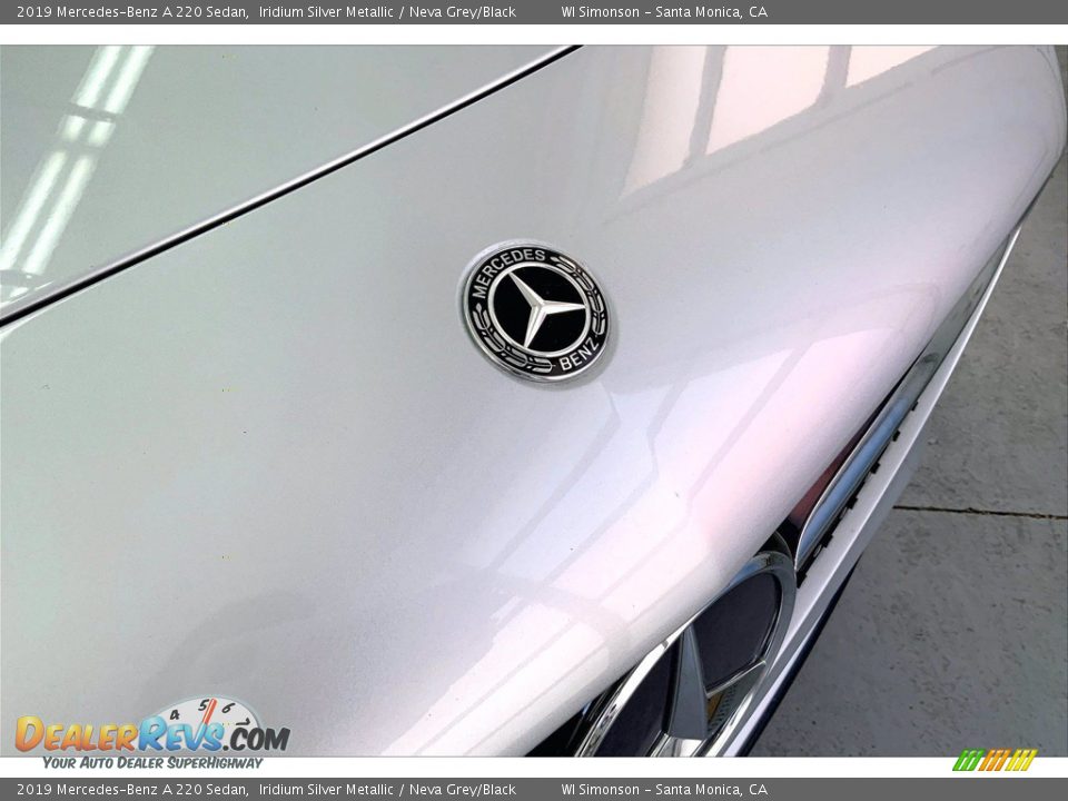 2019 Mercedes-Benz A 220 Sedan Iridium Silver Metallic / Neva Grey/Black Photo #30