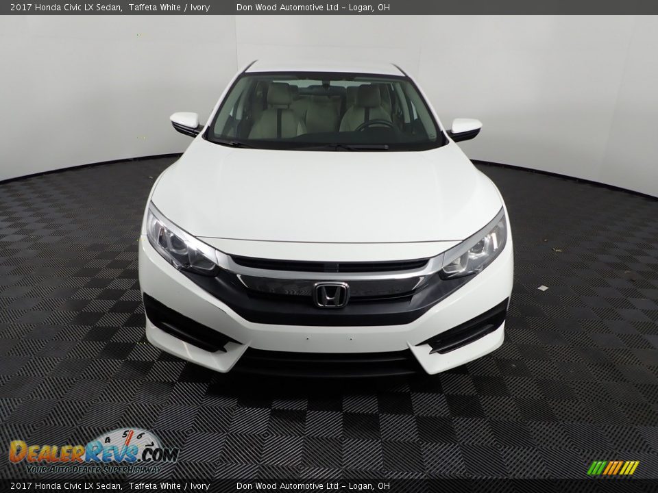 2017 Honda Civic LX Sedan Taffeta White / Ivory Photo #6