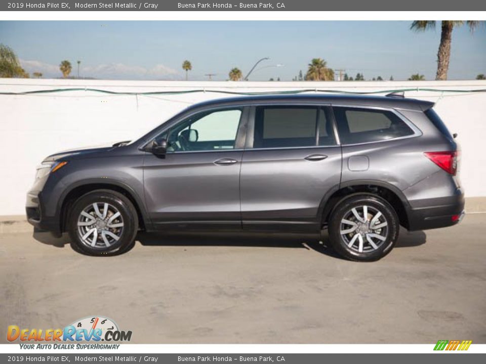 Modern Steel Metallic 2019 Honda Pilot EX Photo #8