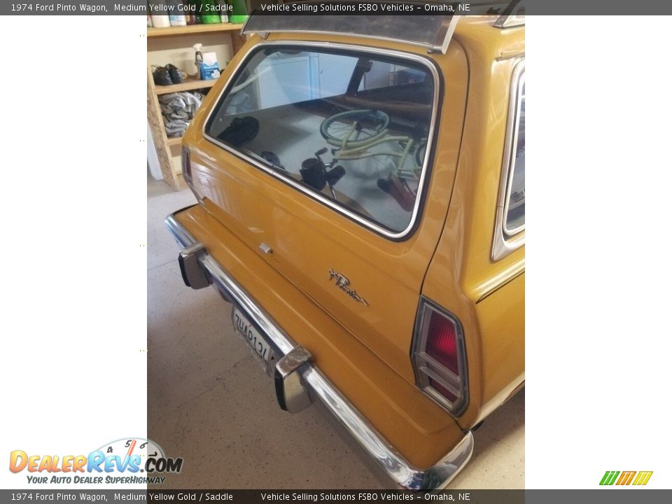 1974 Ford Pinto Wagon Medium Yellow Gold / Saddle Photo #6