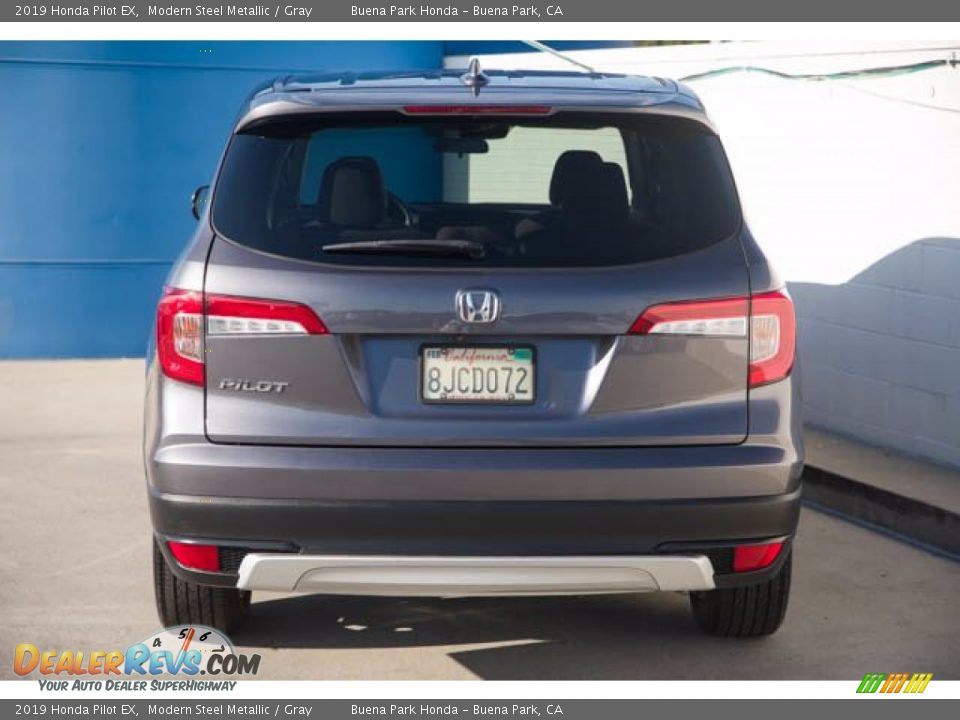 2019 Honda Pilot EX Modern Steel Metallic / Gray Photo #9