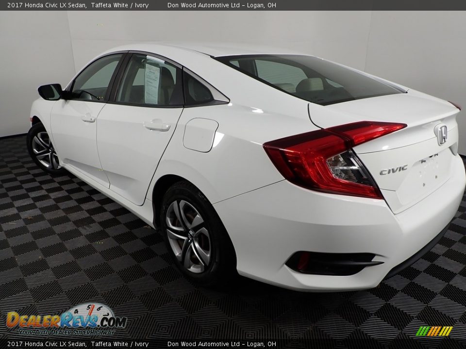 2017 Honda Civic LX Sedan Taffeta White / Ivory Photo #11