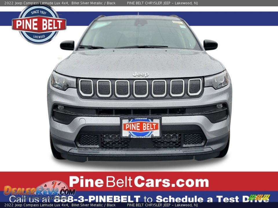 2022 Jeep Compass Latitude Lux 4x4 Billet Silver Metallic / Black Photo #1