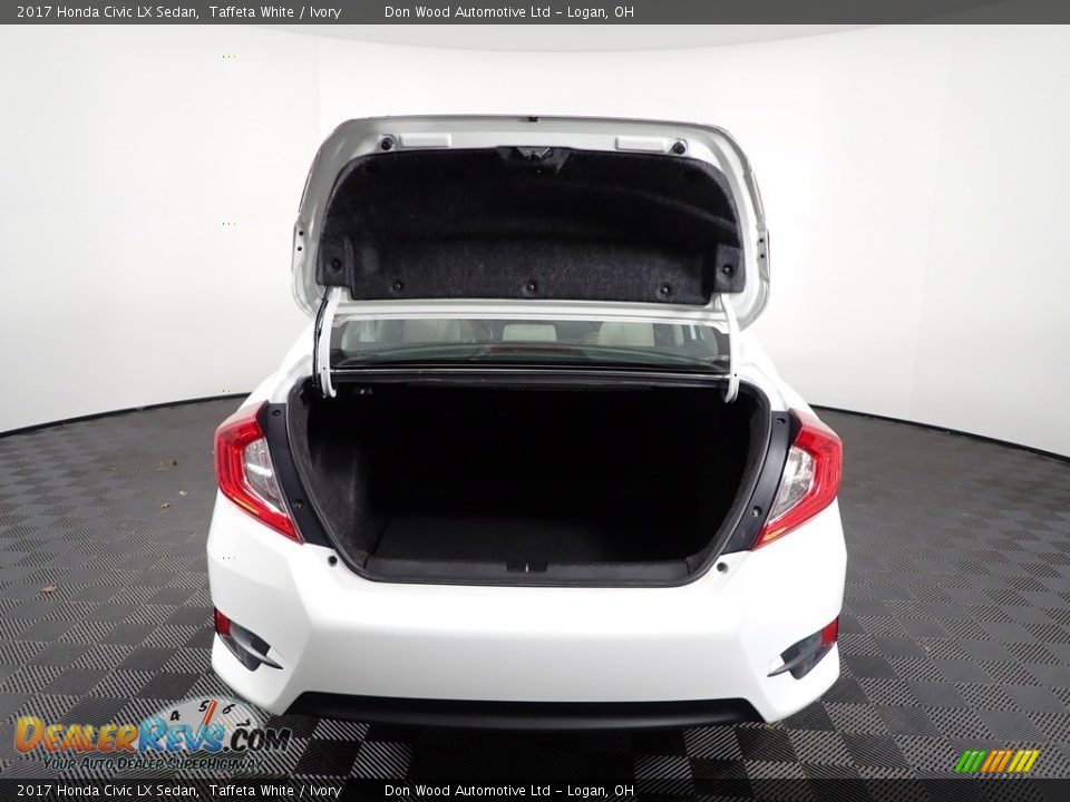 2017 Honda Civic LX Sedan Taffeta White / Ivory Photo #13