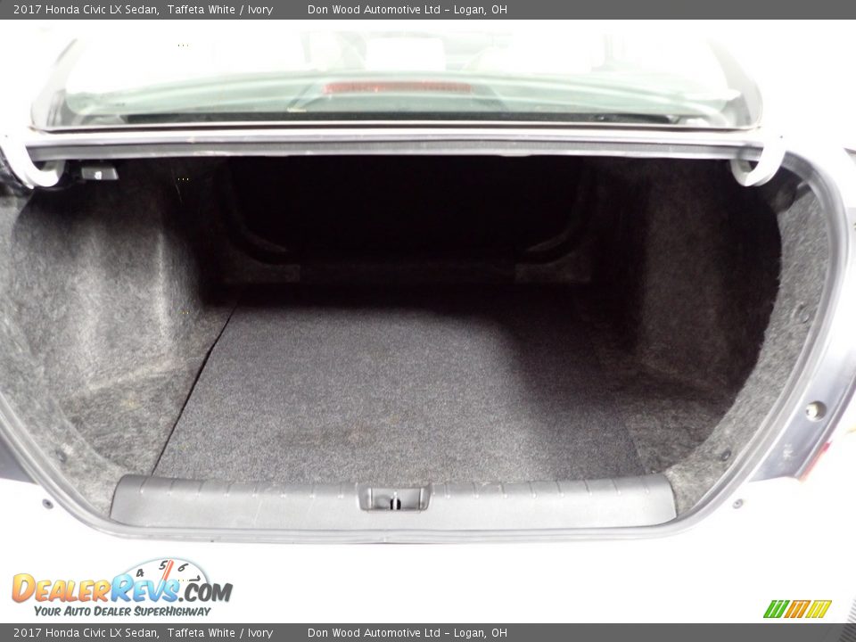 2017 Honda Civic LX Sedan Taffeta White / Ivory Photo #14