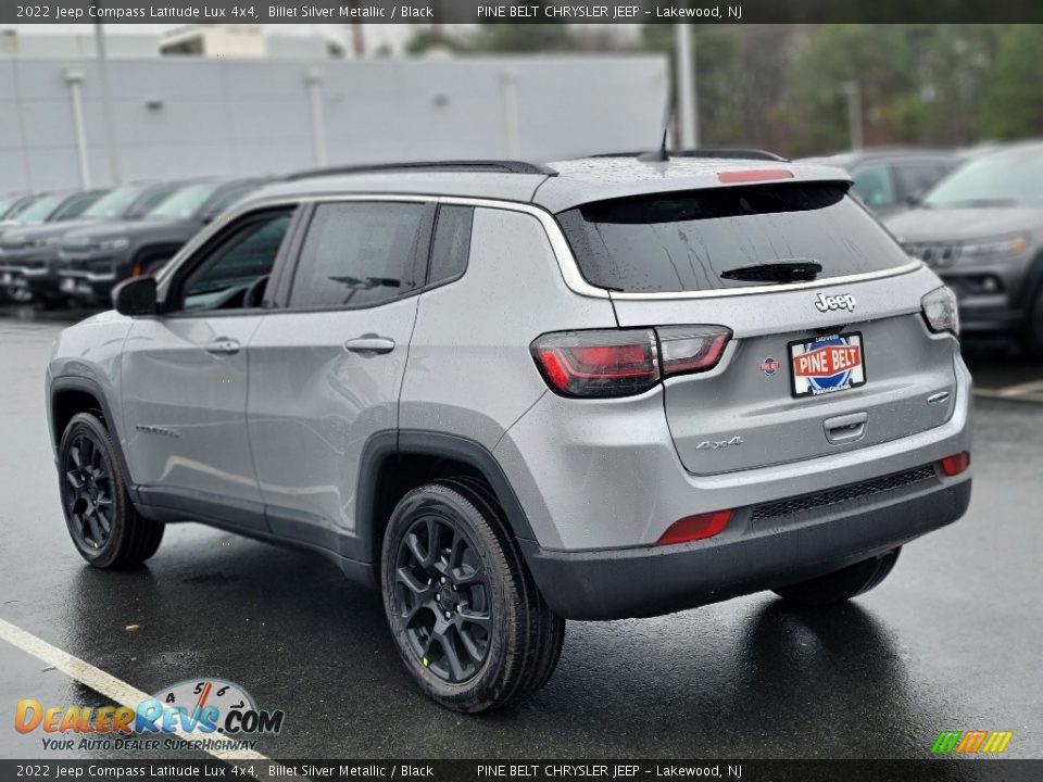 2022 Jeep Compass Latitude Lux 4x4 Billet Silver Metallic / Black Photo #3