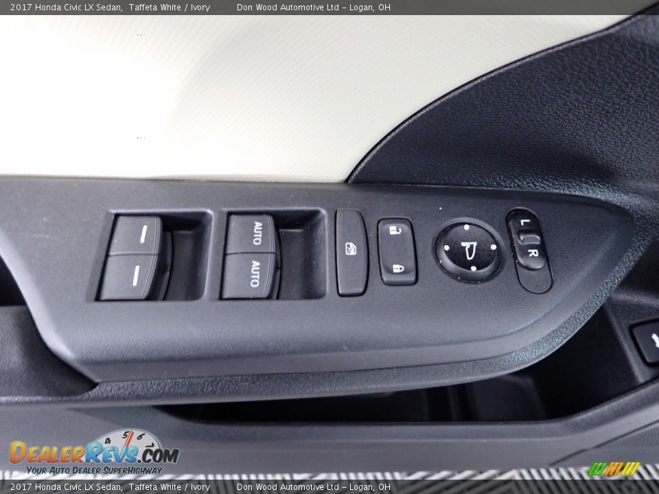 2017 Honda Civic LX Sedan Taffeta White / Ivory Photo #17