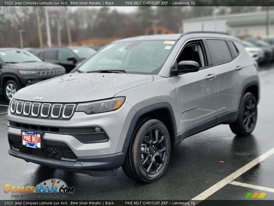 2022 Jeep Compass Latitude Lux 4x4 Billet Silver Metallic / Black Photo #11