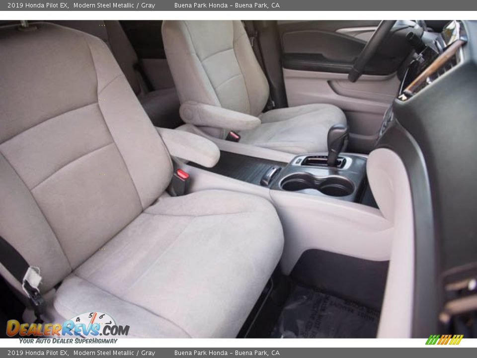 2019 Honda Pilot EX Modern Steel Metallic / Gray Photo #27