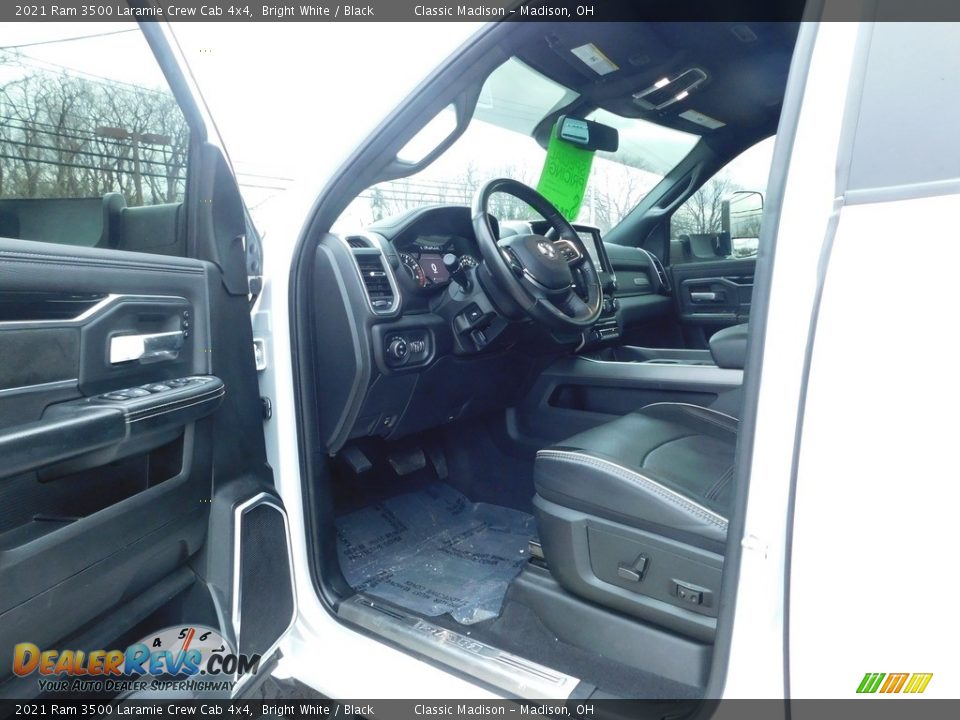 2021 Ram 3500 Laramie Crew Cab 4x4 Bright White / Black Photo #7