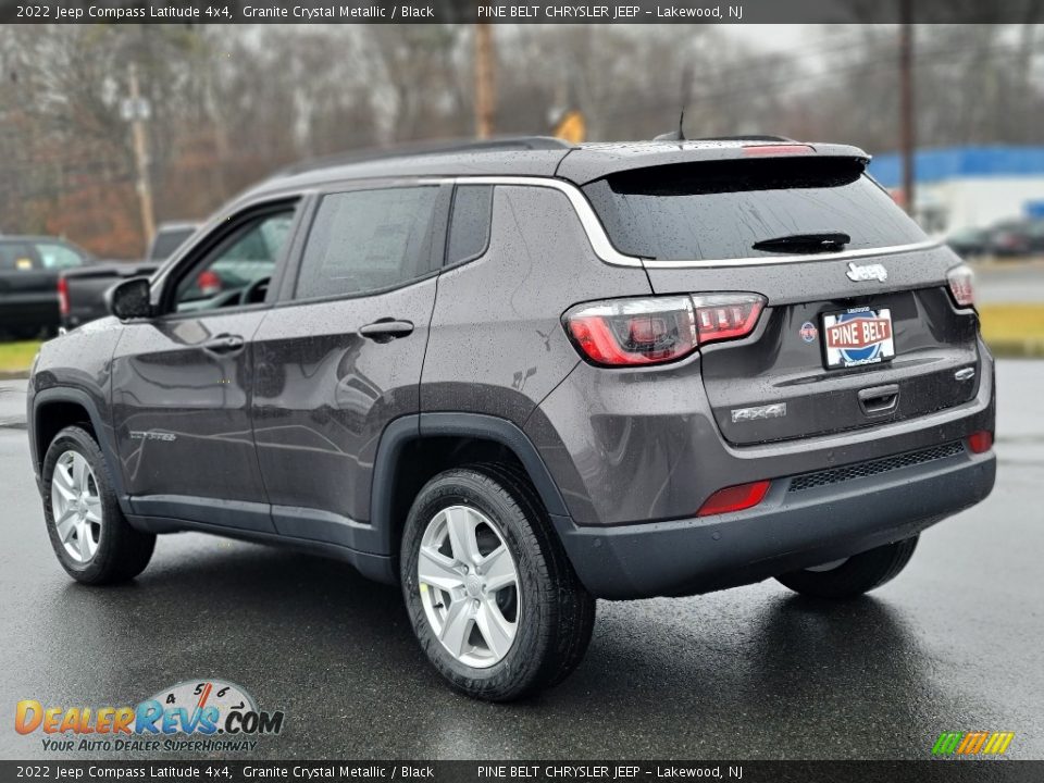 2022 Jeep Compass Latitude 4x4 Granite Crystal Metallic / Black Photo #4