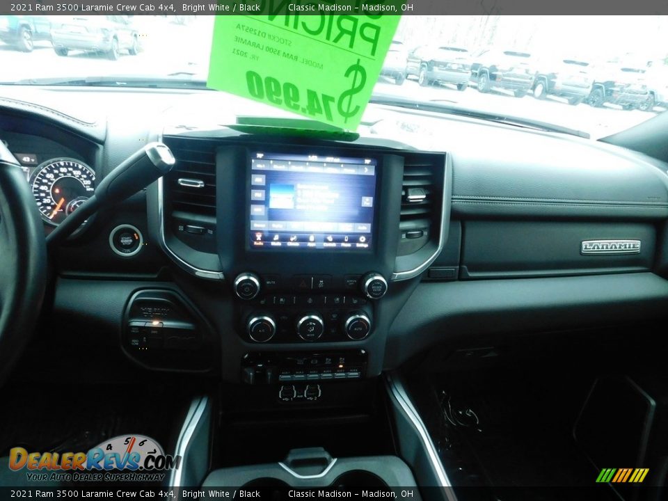 2021 Ram 3500 Laramie Crew Cab 4x4 Bright White / Black Photo #11