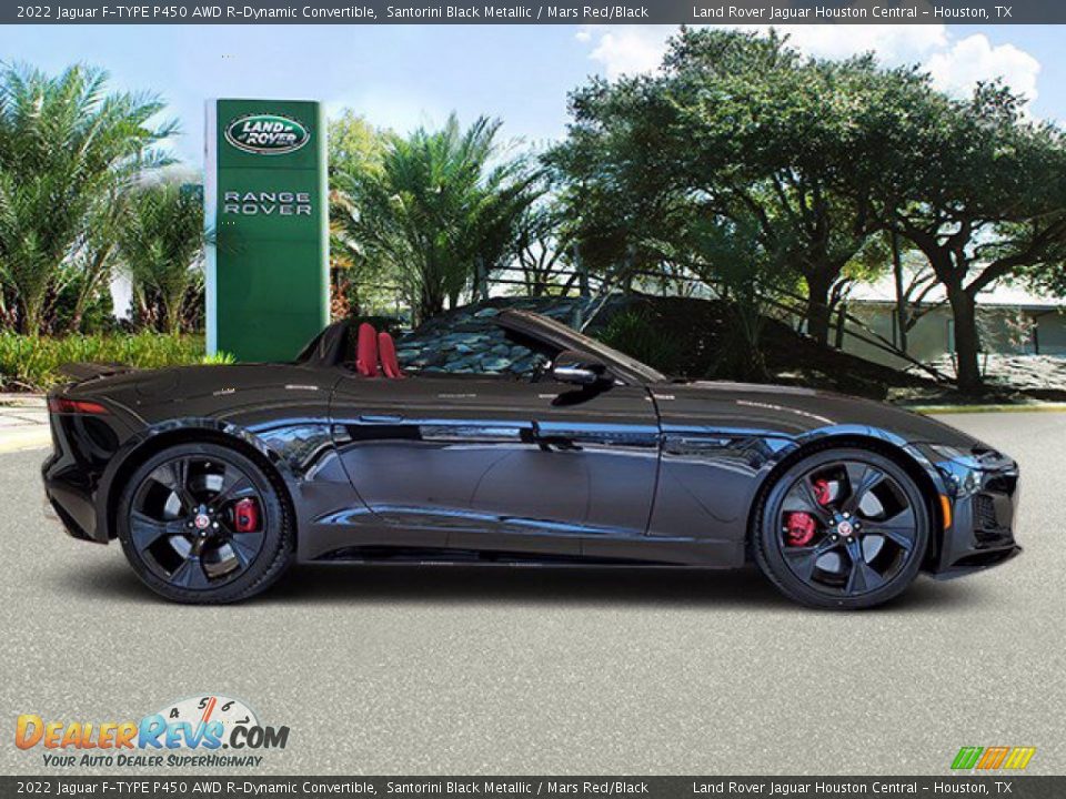 Santorini Black Metallic 2022 Jaguar F-TYPE P450 AWD R-Dynamic Convertible Photo #10