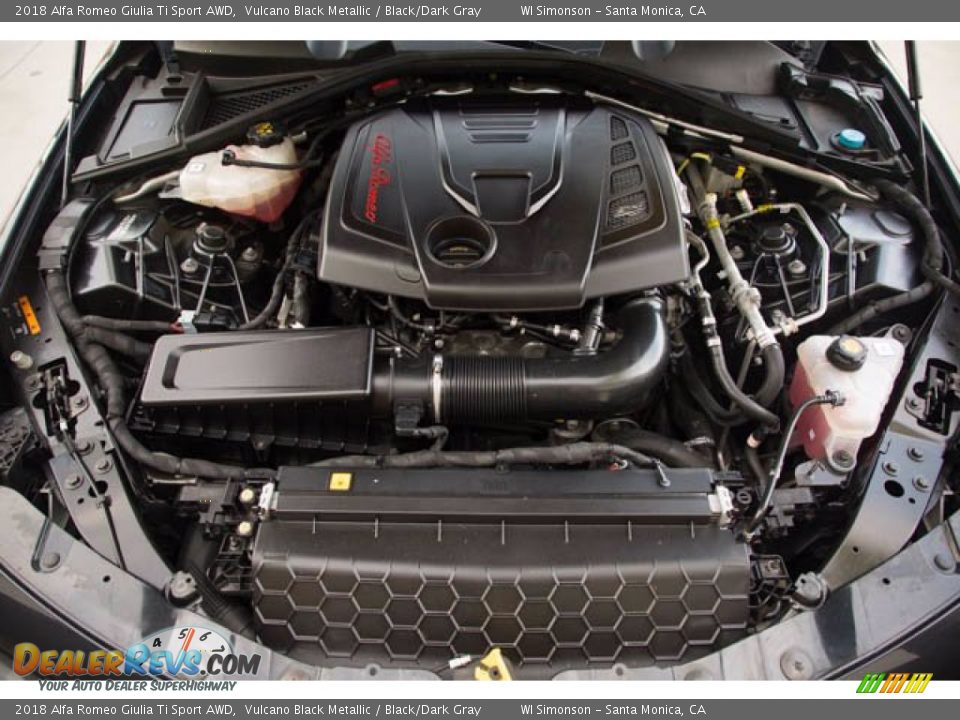 2018 Alfa Romeo Giulia Ti Sport AWD 2.0 Liter Turbocharged SOHC 16-Valve VVT 4 Cylinder Engine Photo #33