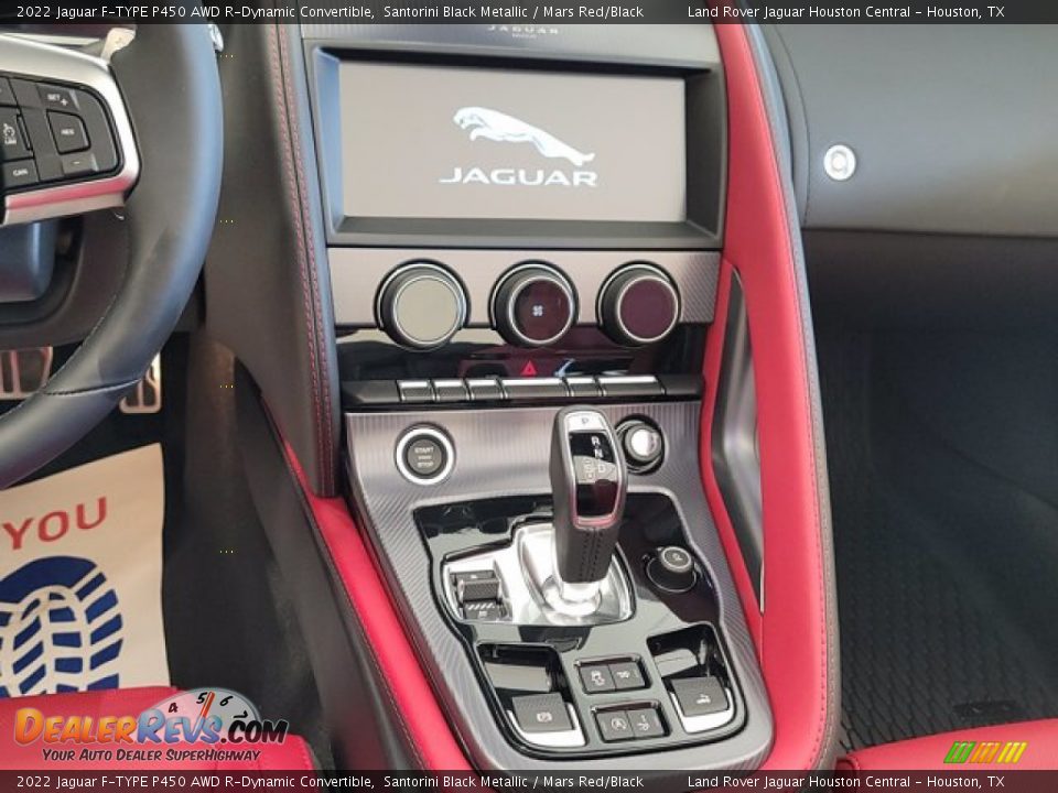 Controls of 2022 Jaguar F-TYPE P450 AWD R-Dynamic Convertible Photo #17