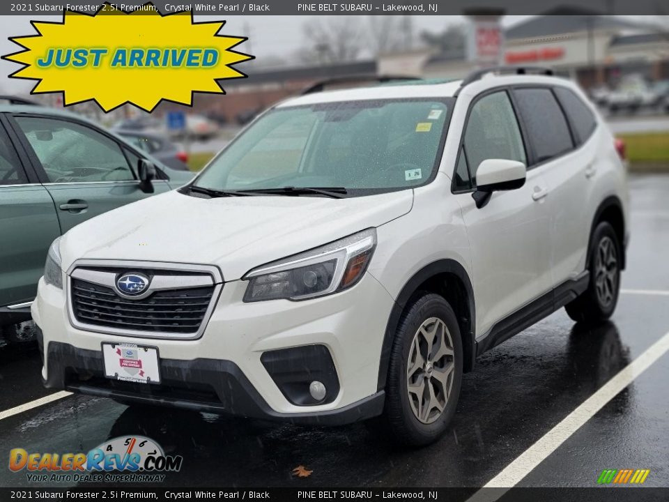 2021 Subaru Forester 2.5i Premium Crystal White Pearl / Black Photo #1