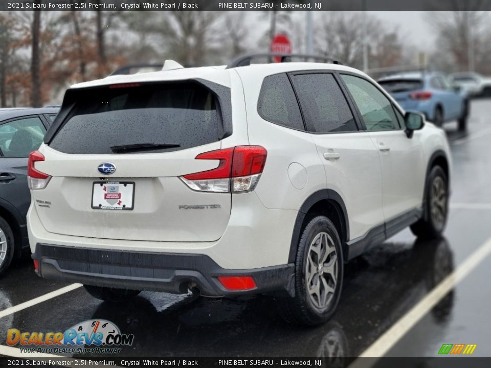 2021 Subaru Forester 2.5i Premium Crystal White Pearl / Black Photo #3