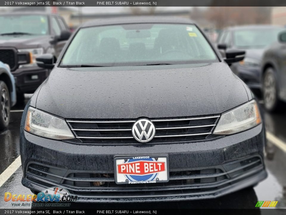 2017 Volkswagen Jetta SE Black / Titan Black Photo #2