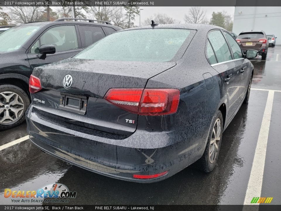 2017 Volkswagen Jetta SE Black / Titan Black Photo #3