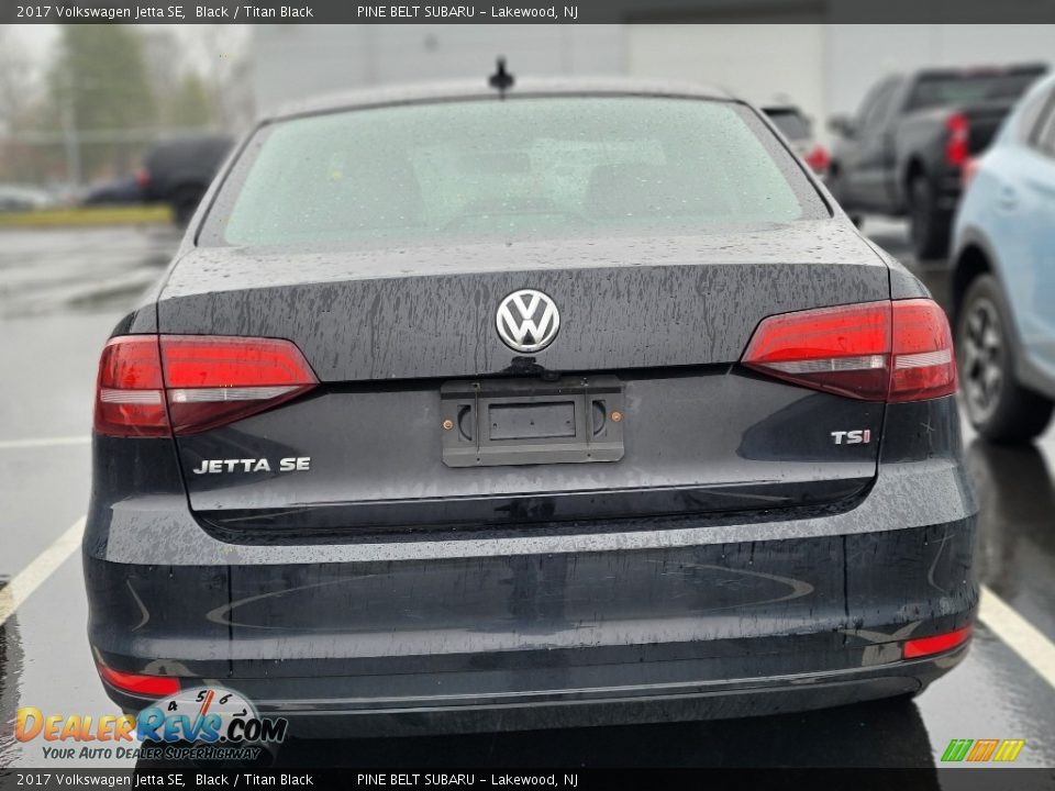 2017 Volkswagen Jetta SE Black / Titan Black Photo #4