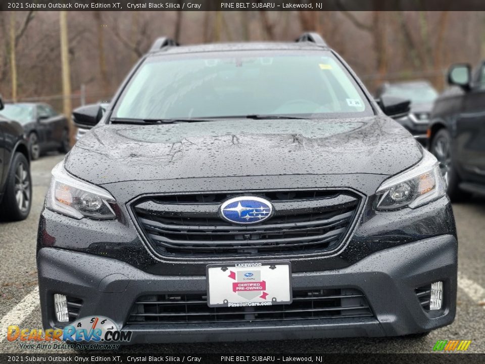 2021 Subaru Outback Onyx Edition XT Crystal Black Silica / Gray Photo #2