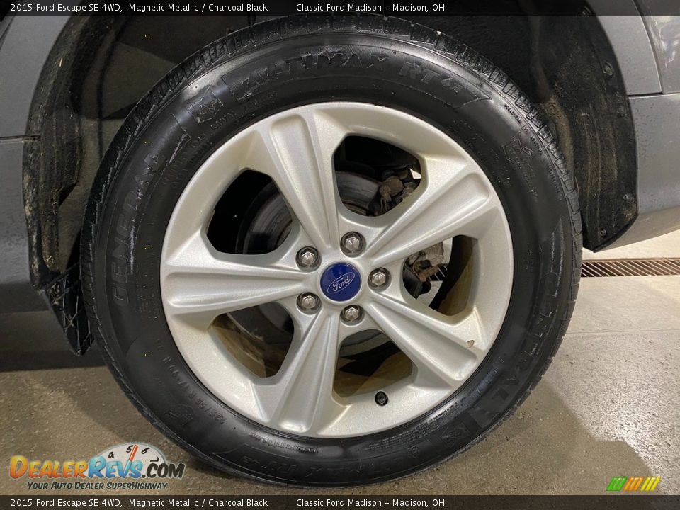 2015 Ford Escape SE 4WD Magnetic Metallic / Charcoal Black Photo #6