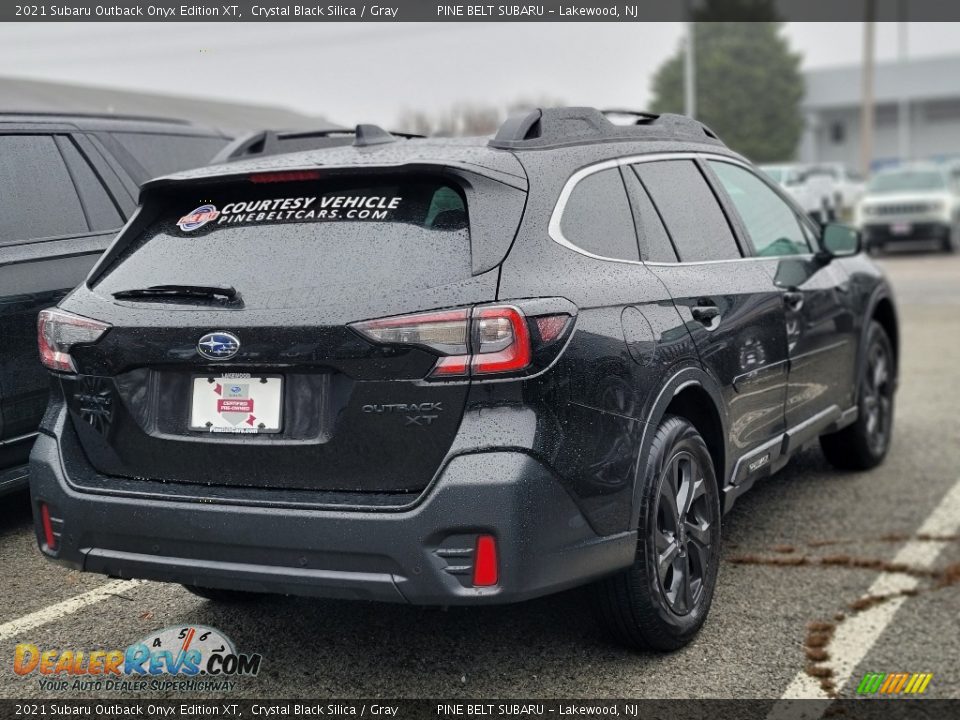 2021 Subaru Outback Onyx Edition XT Crystal Black Silica / Gray Photo #4