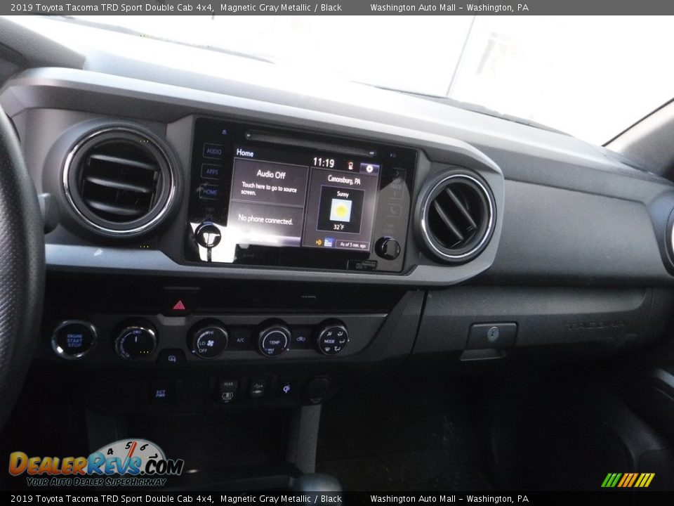 2019 Toyota Tacoma TRD Sport Double Cab 4x4 Magnetic Gray Metallic / Black Photo #27