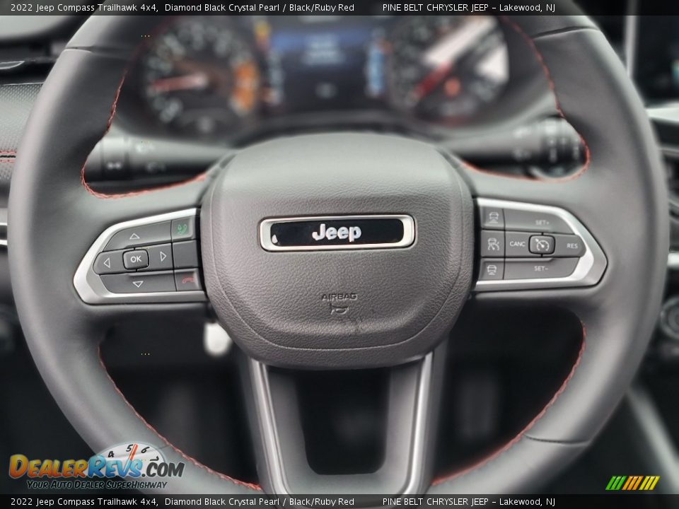 2022 Jeep Compass Trailhawk 4x4 Steering Wheel Photo #10