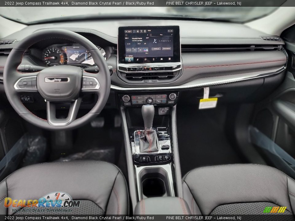 Dashboard of 2022 Jeep Compass Trailhawk 4x4 Photo #11