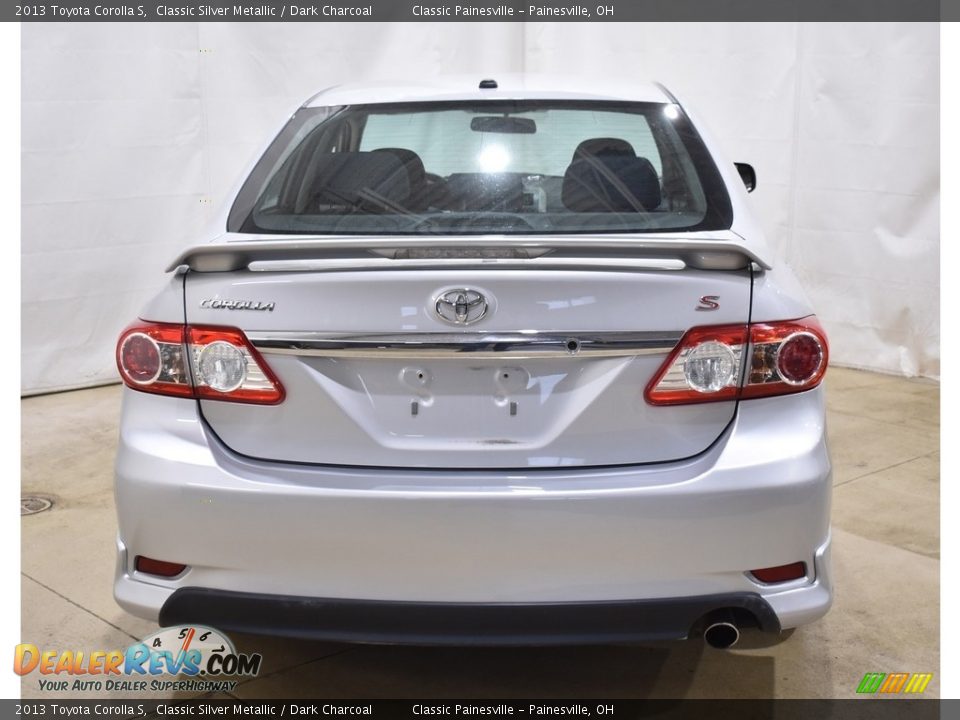 2013 Toyota Corolla S Classic Silver Metallic / Dark Charcoal Photo #3